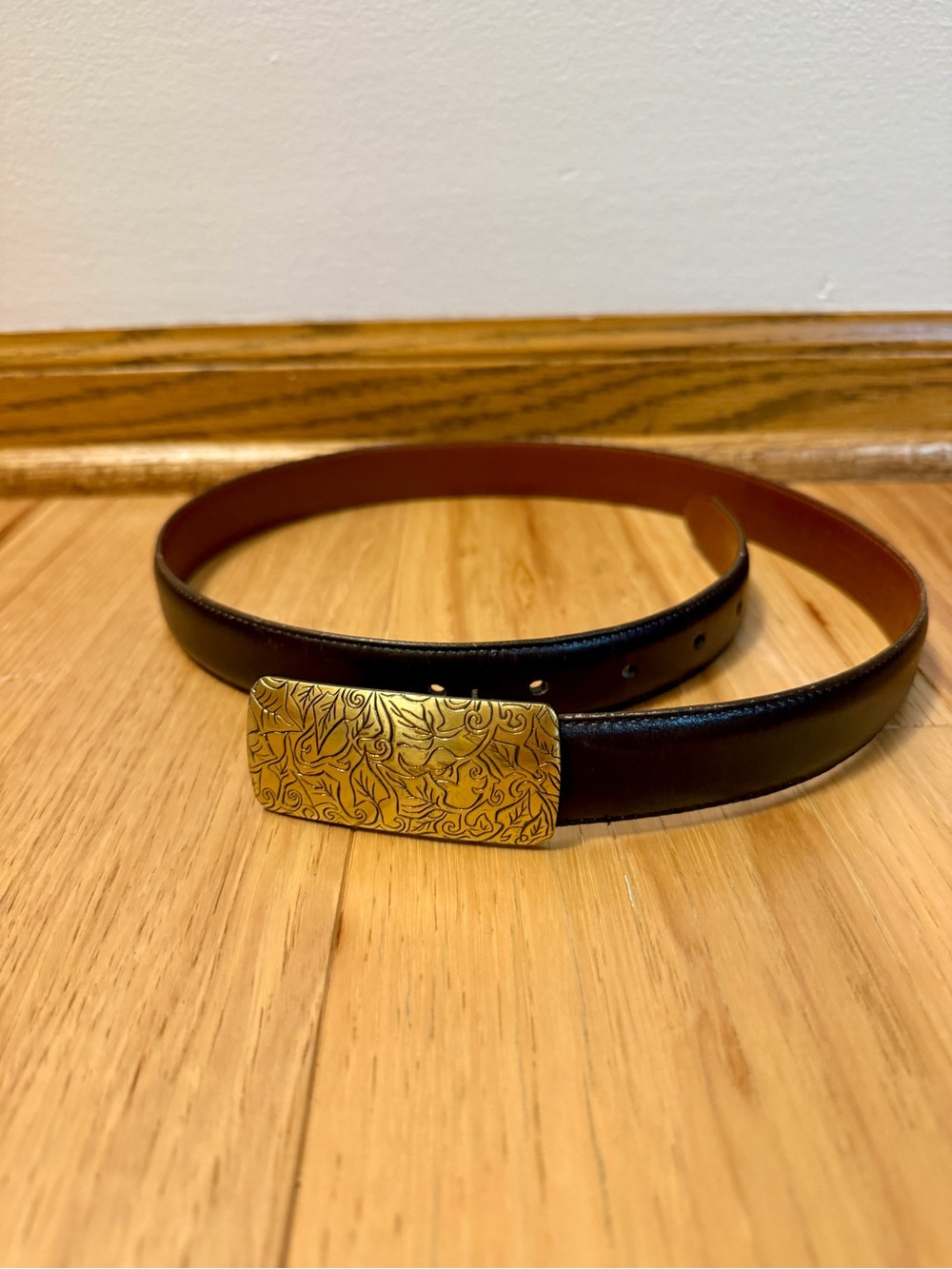 Vintage Coach Belt. Made in USA of French calfskin and solid brass! High quality